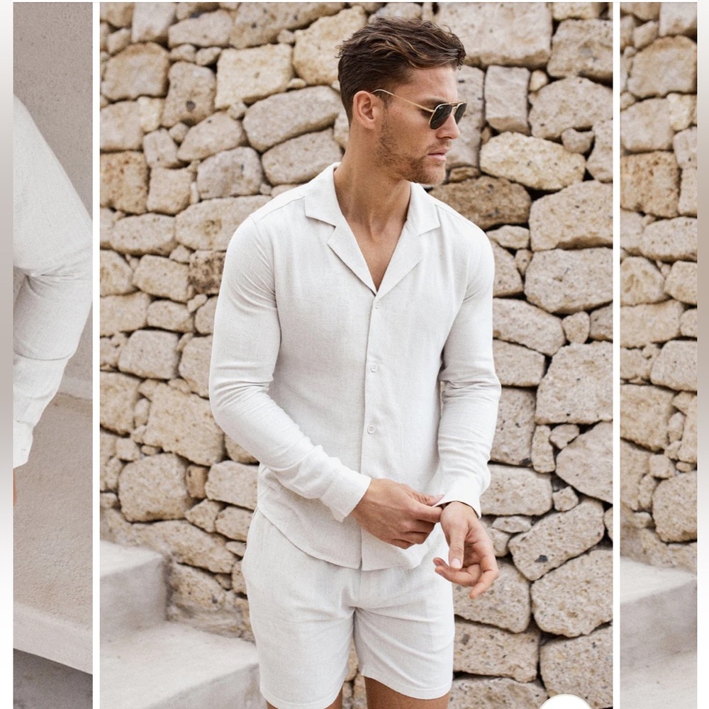 Raith Cami Linen Shirt - Oatmeal